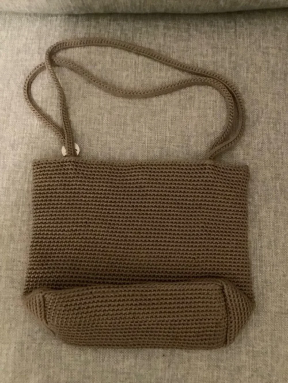 PRICE DROP!!! The Sak Crochet Neutral Beige Shoulder Bag - Picture 2 of 9